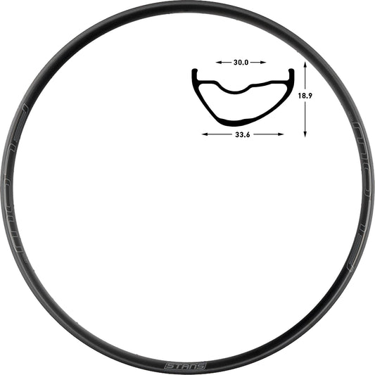 RIM Flow MK4, 27.5'', Holes: 28, Black