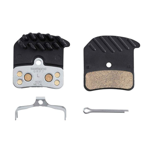 Small_Parts H03C DISC BRAKE PAD-METAL, W/FIN , 1 PAIR