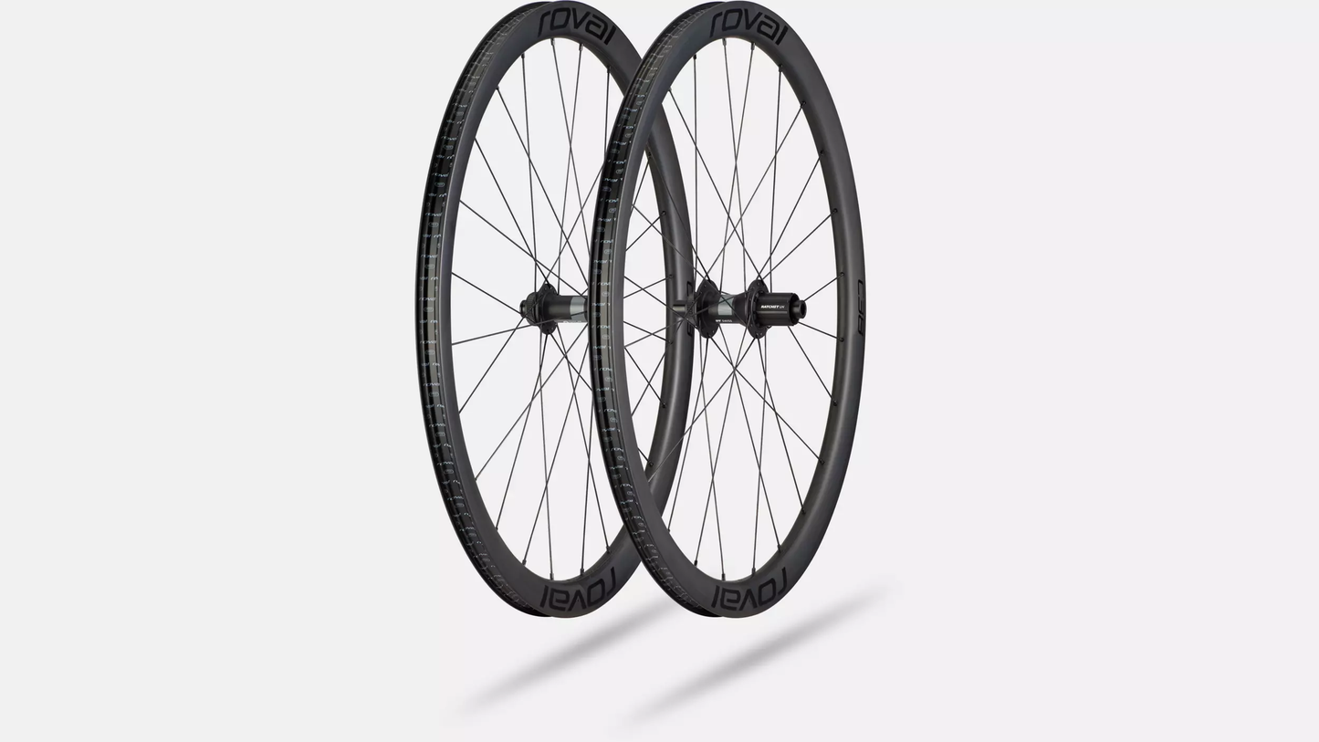 RAPIDE C38 DISC WHEELSET - Satin Carbon/Black