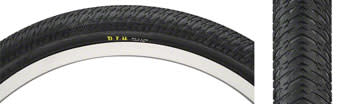 DTH Tire - 20 x 1 3/8, Clincher, Wire, Black, Dual, Silkworm