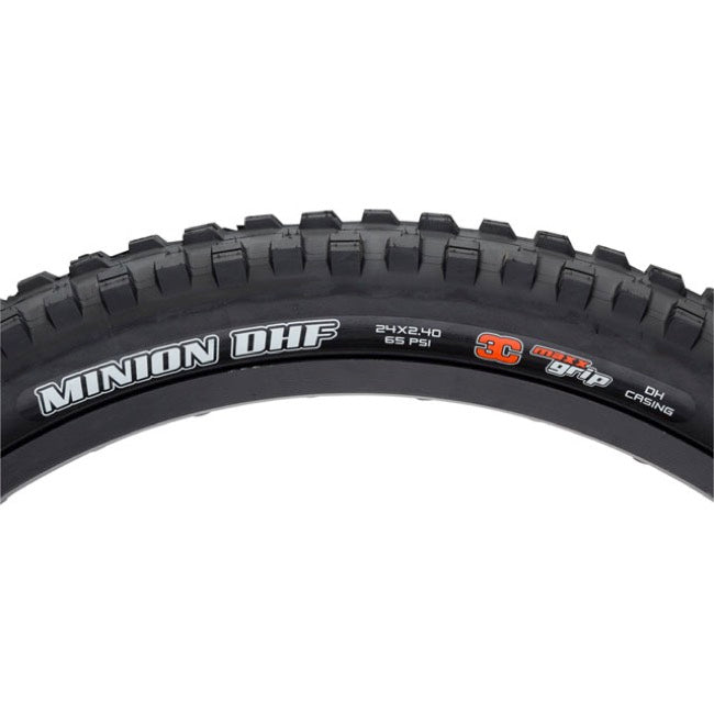 Minion DHF, Tire, 24''x2.40, Wire, Clincher, 3C Maxx Grip, 2-ply, 60TPI, Black