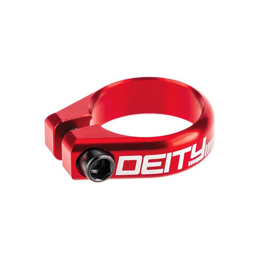 Deity, Circuit, Seatpost Clamp, 34.9mm, Red