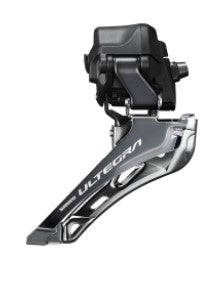 Shimano, Ultegra FD-R8150, Front Derailleur, 2x12, Swing: Down, Cable Pull: Di2, Braze-on, IFDR8150F